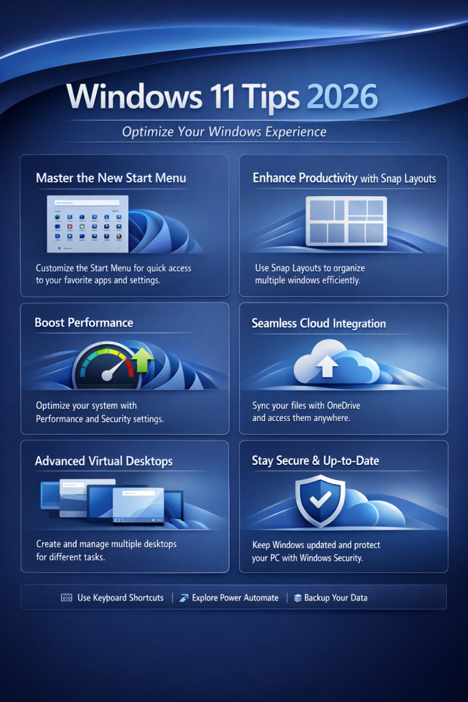 Windows 11 tips 2025 productivity improvements